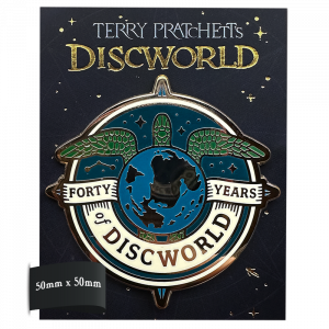 40 Years of Discworld Full Colour Pin Badge