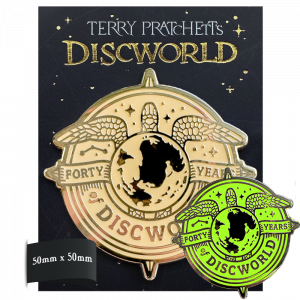 40 Years of Discworld Glow-In-the-Dark Collectable Pin