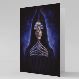 Death with Steepled Fingers Card