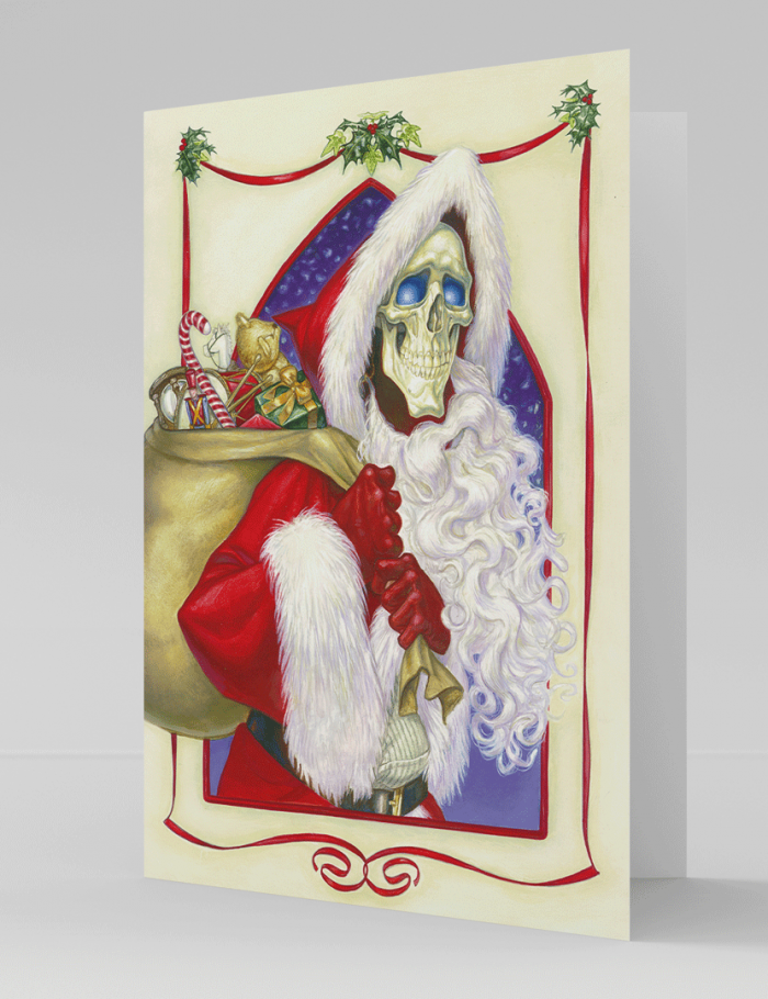 Hogswatch Card - Death As Hogfather