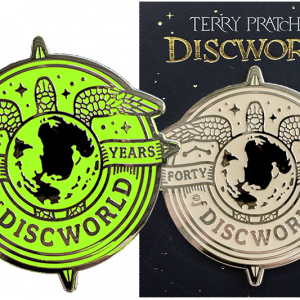 40 Years of Discworld Glow-In-the-Dark Pin Badge
