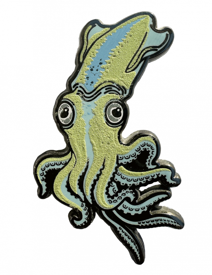 The Discworld Year of the Curious Squid Collectable Pin