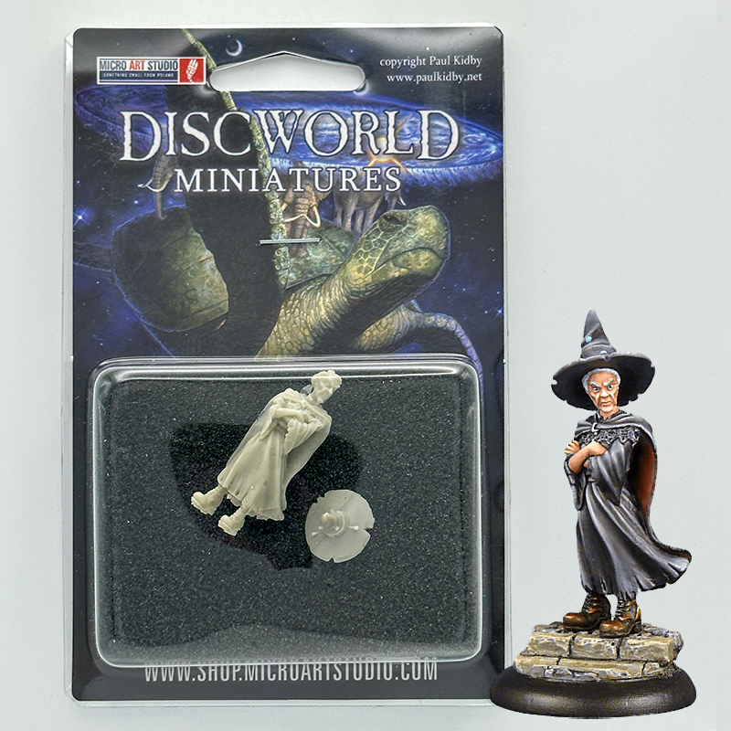 Discwolrd Miniature in Resin Granny Weatherwax Discwolrd Miniature in Resin Granny Weatherwax