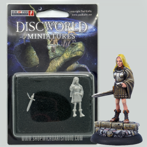 Discworld Miniature in Resin Angua