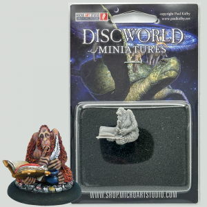 Discworld Miniature in Resin Librarian