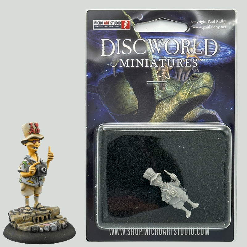 Discworld Miniature in Resin Two Flower Discworld Miniature in Resin Two Flower