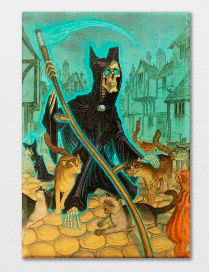 Death With Stray Cats Magnet