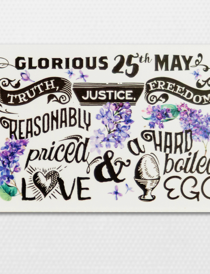 The Glorious 25th May Artwork Magnet
