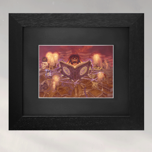 The Grumpy Librarian Framed Print