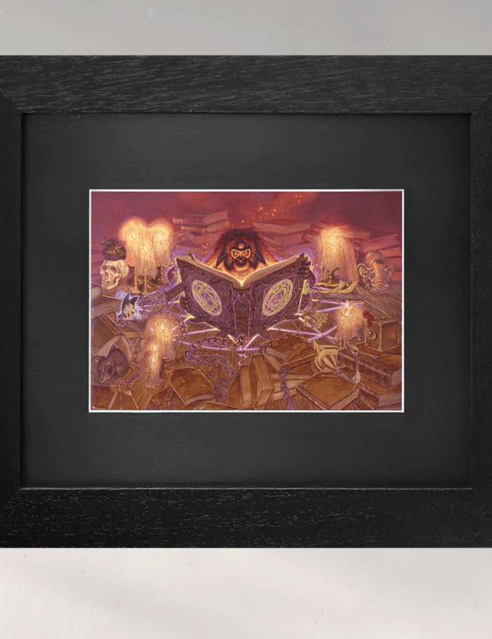 The Grumpy Librarian Framed Print