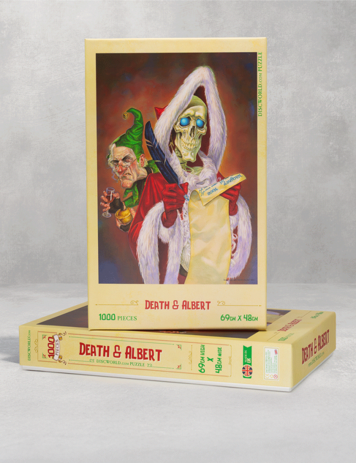 Death & Albert Hogswatch 1000 Piece Jigsaw Puzzle Death & Albert Hogswatch 1000 Piece Jigsaw Puzzle