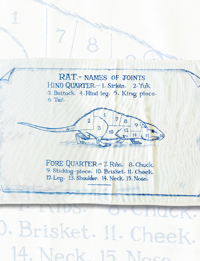 Rat Tea Towel Rat Tea Towel