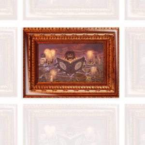 Librarian Framed - Domed Sticker