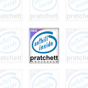 Hex/Anthill Inside Computer Case Domed Sticker