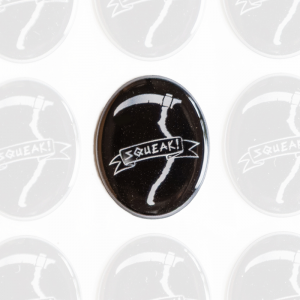 Squeak! Domed Sticker