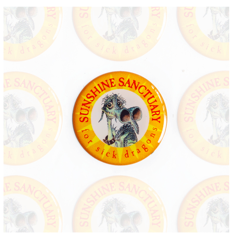 Sunshine Sanctuary Domed Sticker Sunshine Sanctuary Domed Sticker