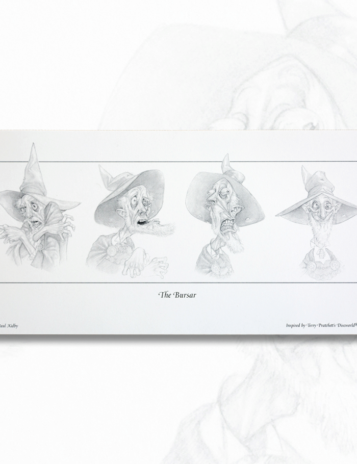 The Bursar Limited Edition Unseen University Discworld Print