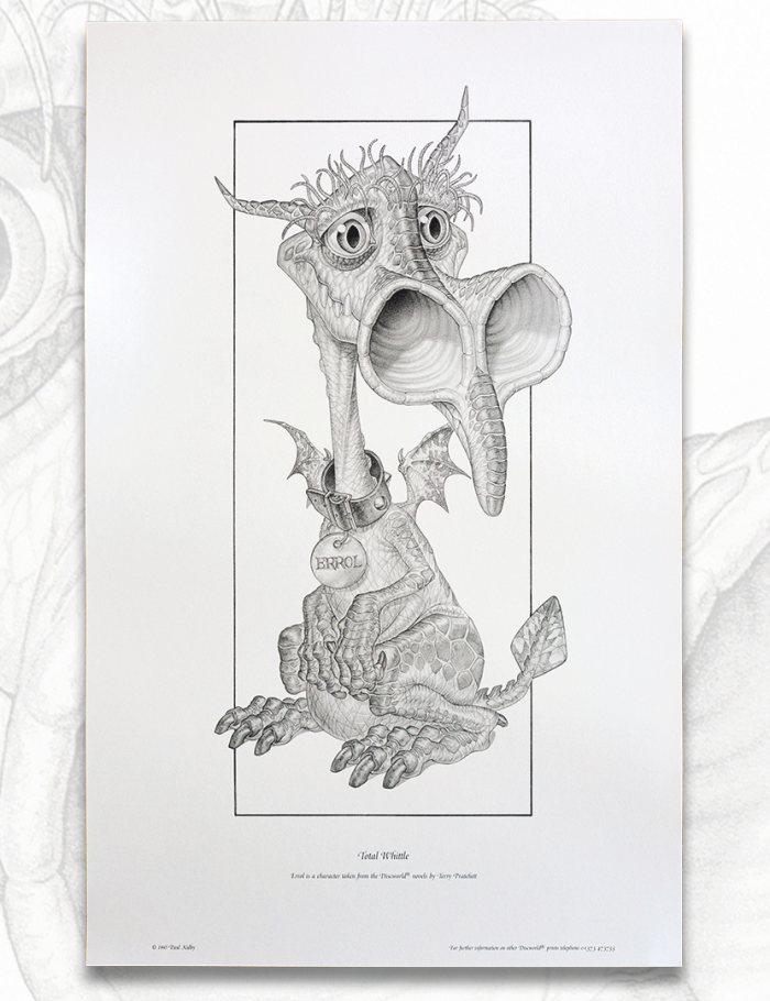 Total Whittle Limited Edition Errol Discworld Fine Art Print