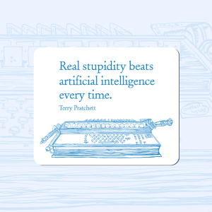 Hex Mouse Mat with Quote