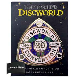Discworld Convention 30th Anniversary Pin Badge