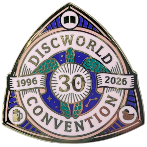 Discworld Convention 30th Anniversary Pin Badge