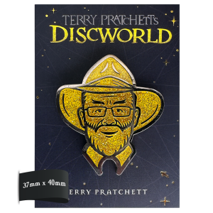 Sparkly Terry Pin Badge