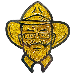 Sparkly Terry Pin Badge