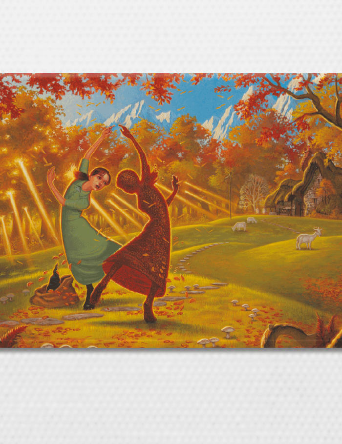 Tiffany and the Bees Artwork Magnet
